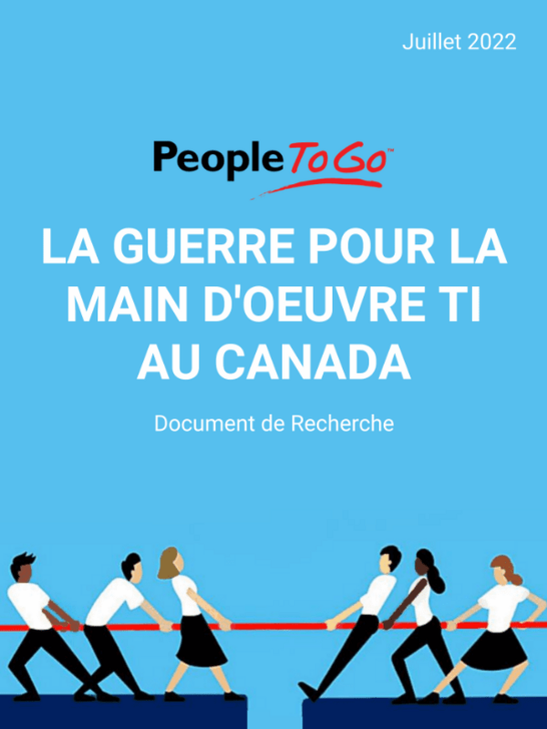  page de garde de La guerre pour la main d’oeuvre TI au Canada